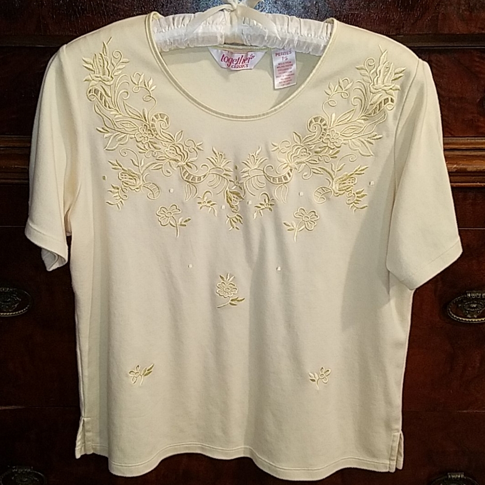 Together Classics pale yellow top